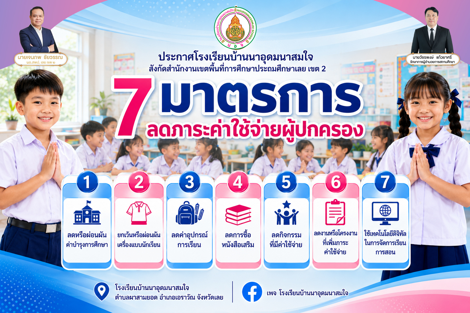 7 มาตรการ ลดภาระผู้ปกครอง